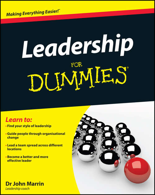 Book cover of Leadership For Dummies