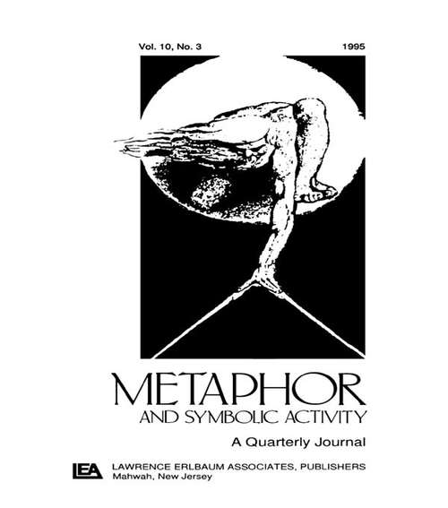 Book cover of Metaphor and Philosophy: A Special Issue of metaphor and Symbolic Activity
