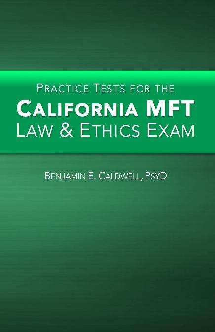 Book cover of Practice Tests for the California MFT Law & Ethics Exam