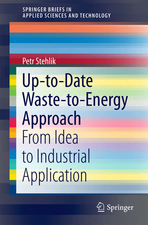 Book cover of Up-to-Date Waste-to-Energy Approach