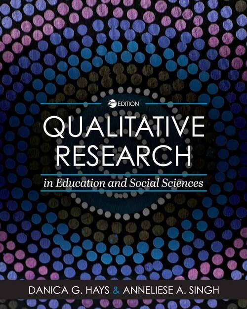 Book cover of Qualitative Research in Education and Social Sciences (Second Edition)