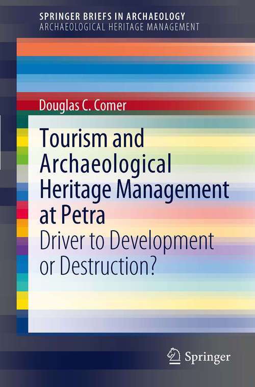 Book cover of Tourism and Archaeological Heritage Management at Petra