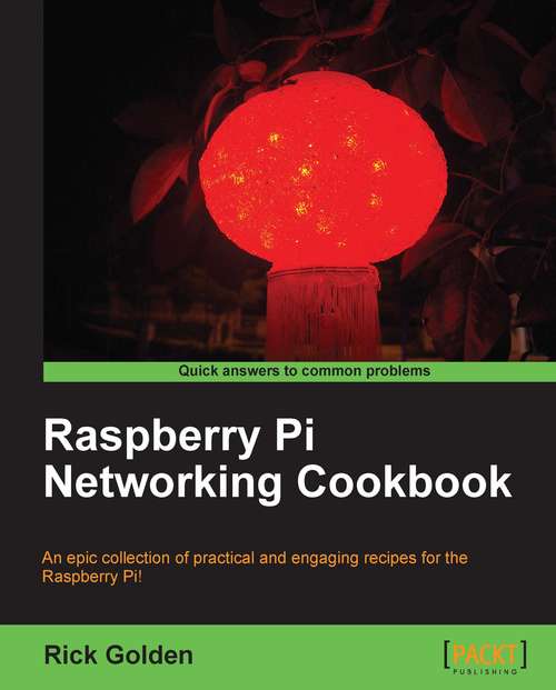 Book cover of Raspberry Pi Networking Cookbook