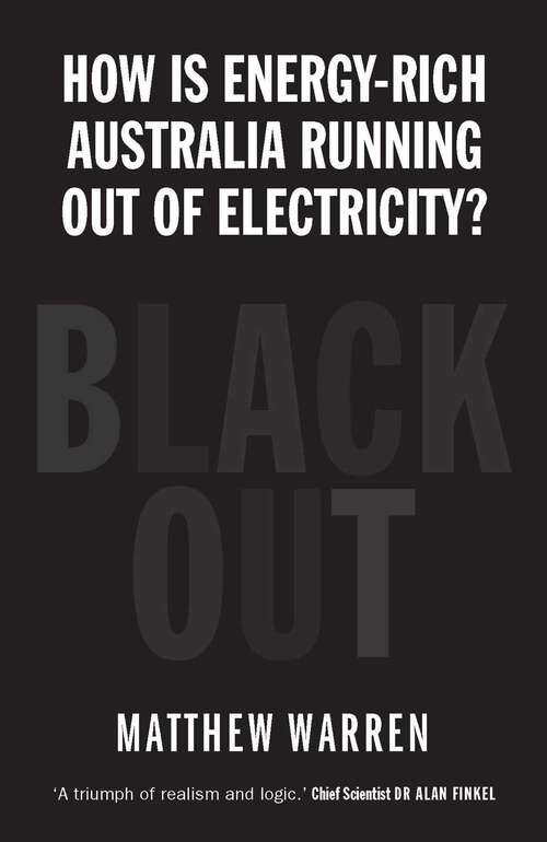 Book cover of Blackout