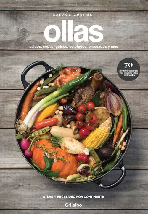 Book cover of Ollas: Caldos, sopas, guisos, estofados, braseados y más