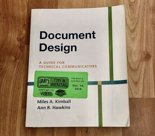 Book cover of Document Design: A Guide for Technical Communicators