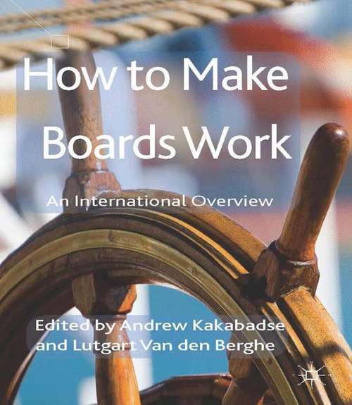 Book cover of How to Make Boards Work