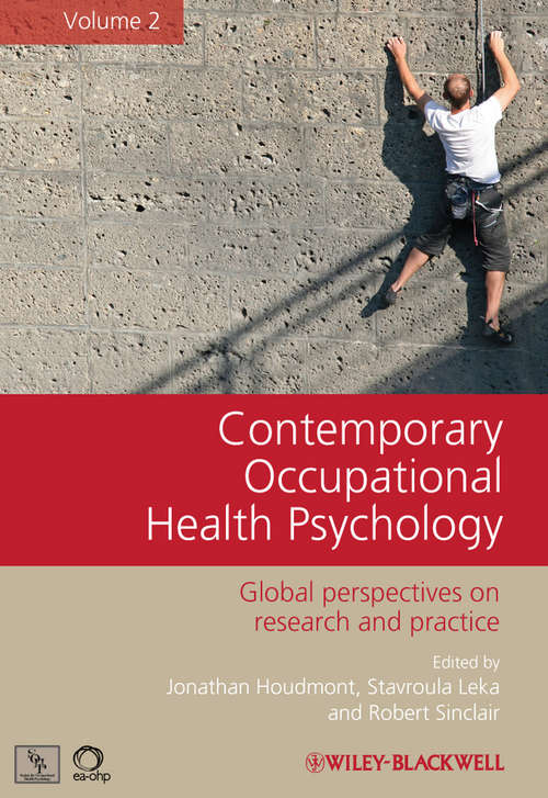 Book cover of Contemporary Occupational Health Psychology