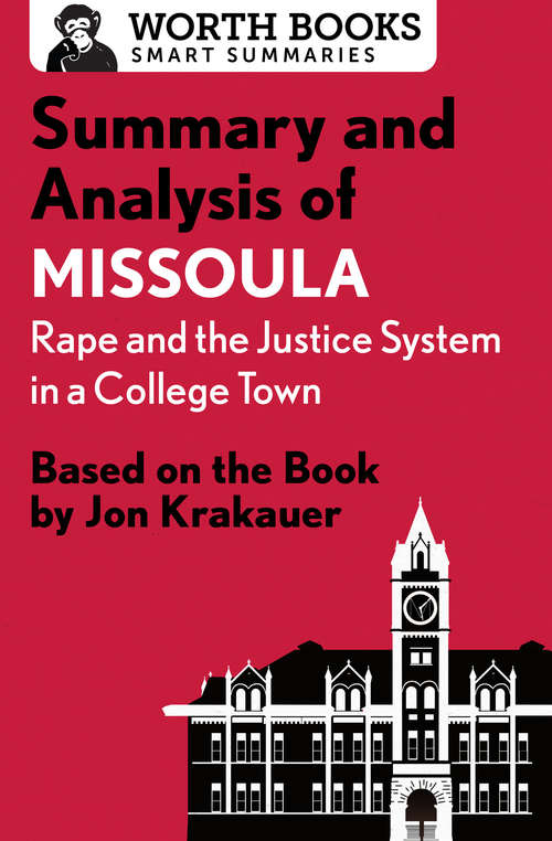 Book cover of Summary and Analysis of Missoula: Based on the Book by Jon Krakauer