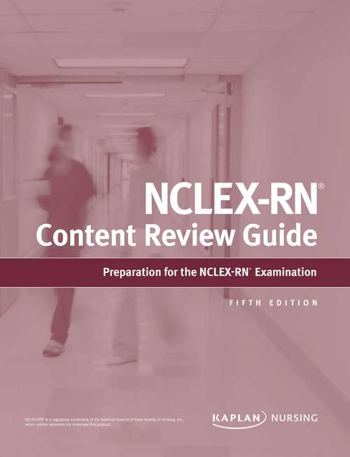 Book cover of NCLEX-RN Content Review Guide