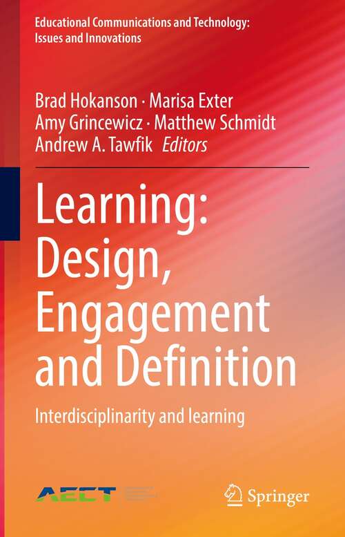 Learning: Interdisciplinarity and learning (Educational Communications and Technology: Issues and Innovations)