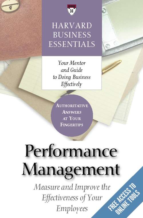 Book cover of Performance Management