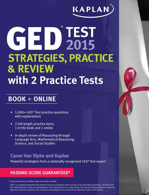 GED® Test 2015 Strategies, Practice, and Review