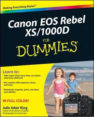Book cover of Canon EOS Rebel XS/1000D For Dummies