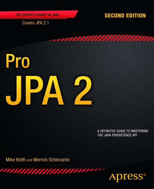 Book cover of Pro JPA 2