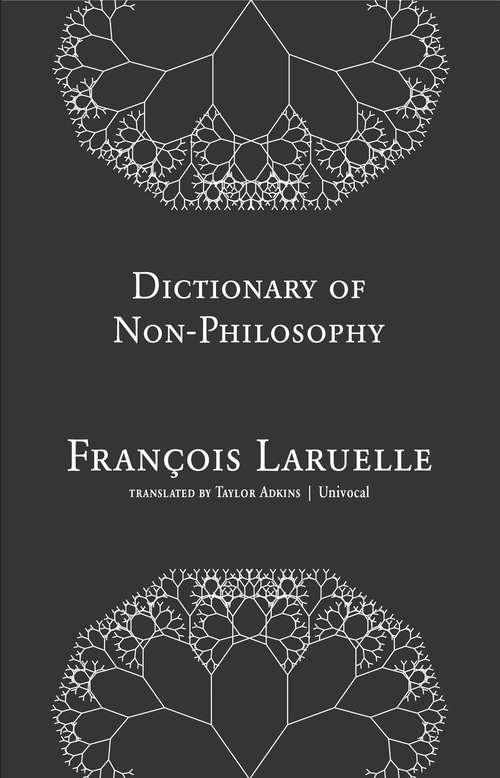 Book cover of Dictionary of Non-Philosophy