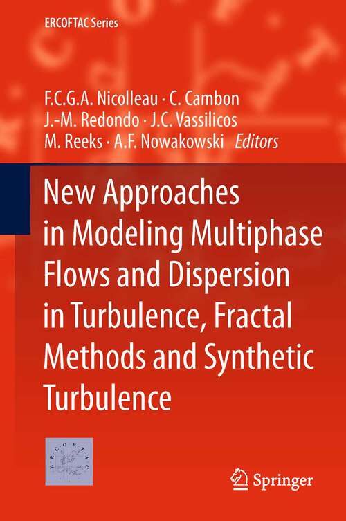 Book cover of New Approaches in Modeling Multiphase Flows and Dispersion in Turbulence, Fractal Methods and Synthetic Turbulence