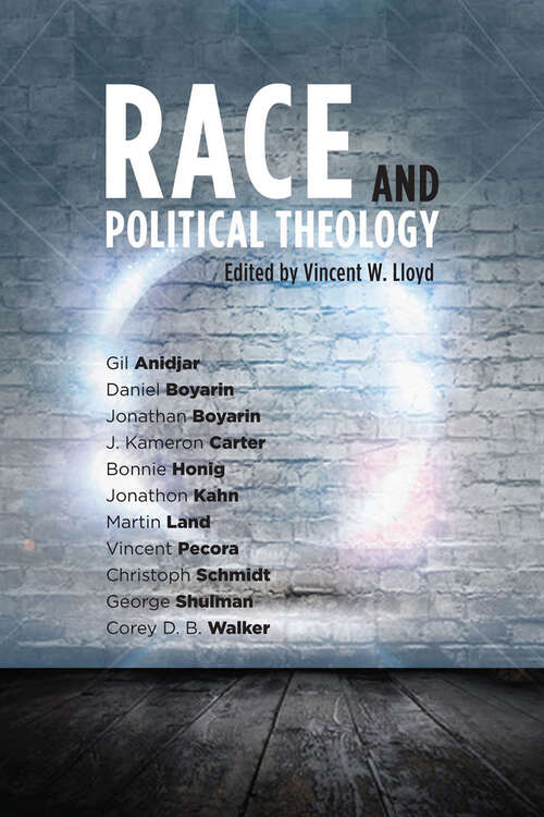 Book cover of Race and Political Theology