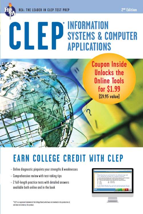 Book cover of CLEP Information Systems & Computer Applications w/Online Practice Exams