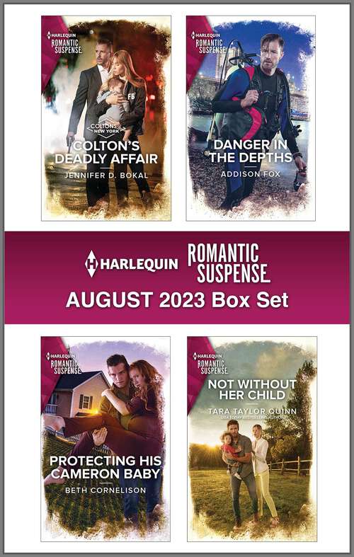 Book cover of Harlequin Romantic Suspense August 2023 - Box Set: Box Set (Original)
