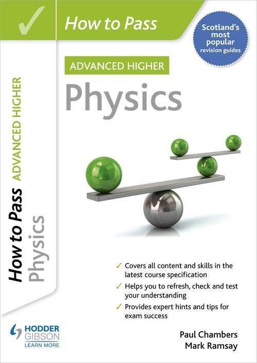 Book cover of How to Pass SQA Advanced Higher Physics