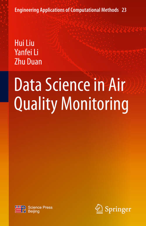 Book cover of Data Science in Air Quality Monitoring (Engineering Applications of Computational Methods #23)