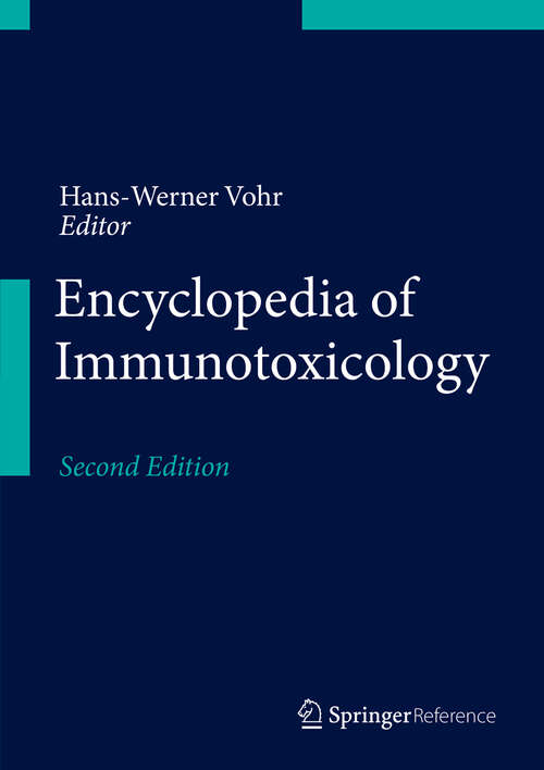 Book cover of Encyclopedia of Immunotoxicology