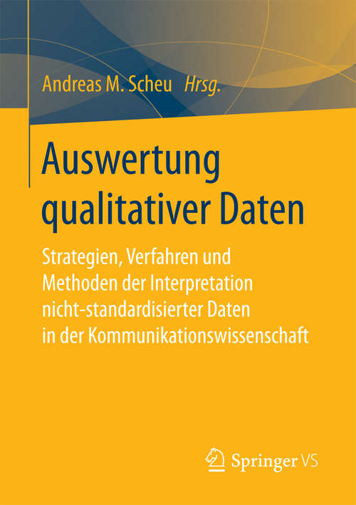 Book cover of Auswertung qualitativer Daten