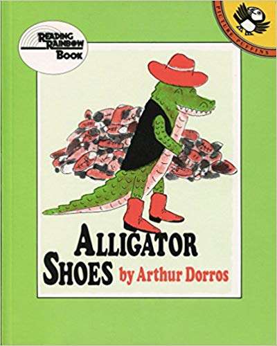 Book cover of Alligator Shoes (Fountas & Pinnell LLI Blue: Level G: Level G)