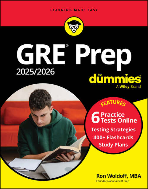 Book cover of GRE Prep 2025/2026 For Dummies (+6 Practice Tests & 400+ Flashcards Online): Book + 6 Practice Tests + 400 Flashcards Online (13)