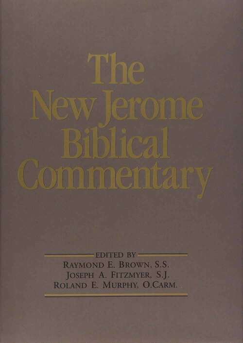 Book cover of The New Jerome Biblical Commentary