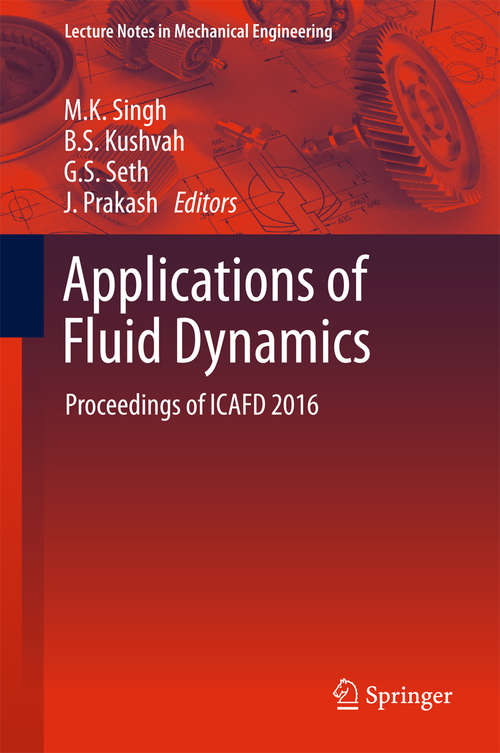 Book cover of Applications of Fluid Dynamics