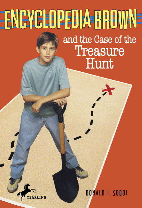 Book cover of Encyclopedia Brown and the Case of the Treasure Hunt (#17)
