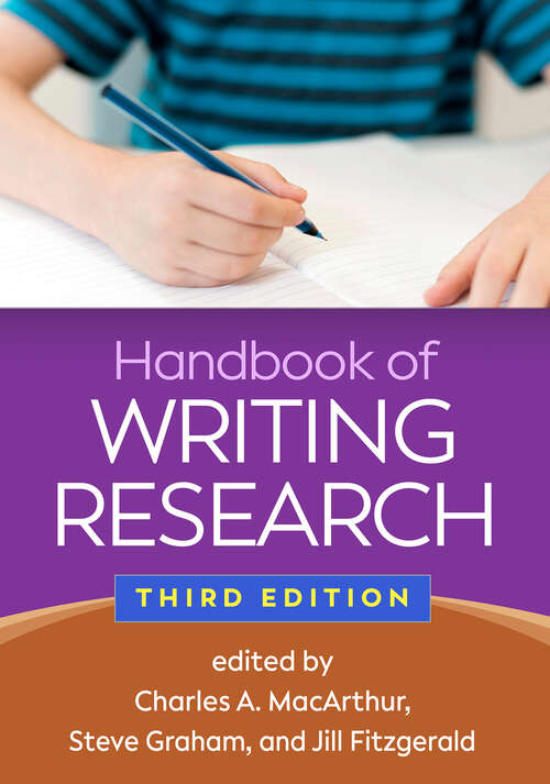 Book cover of Handbook of Writing Research (Third Edition)