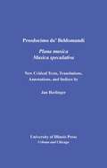 Book cover of Prosdocimo de' Beldomandi's Musica Plana and Musica Speculativa (Studies in the History of Music Theory and Literature)