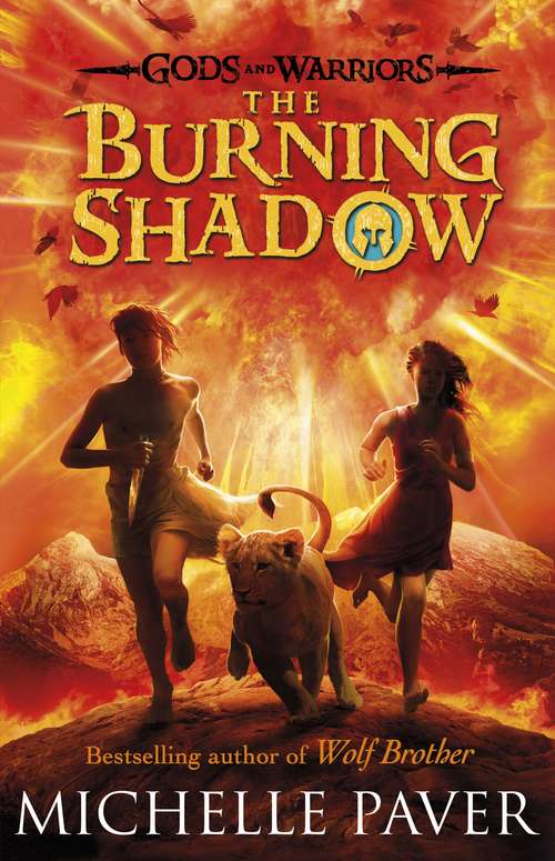Book cover of The Burning Shadow (Gods and Warriors)
