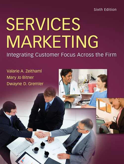 Book cover of Services Marketing: Integrating Customer Focus Across the Firm