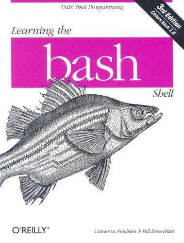 Book cover of Learning the bash Shell, 3rd Edition