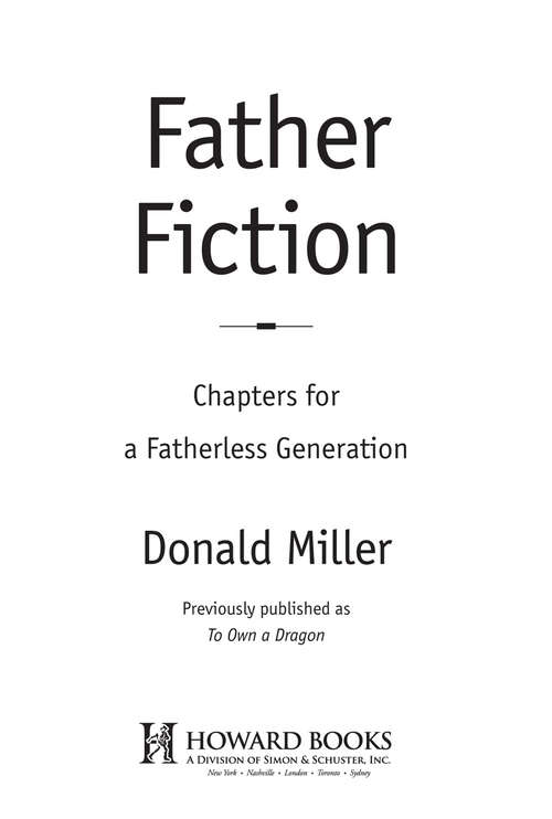 Book cover of Father Fiction