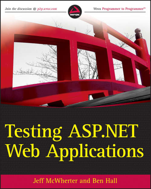 Book cover of Testing ASP.NET Web Applications