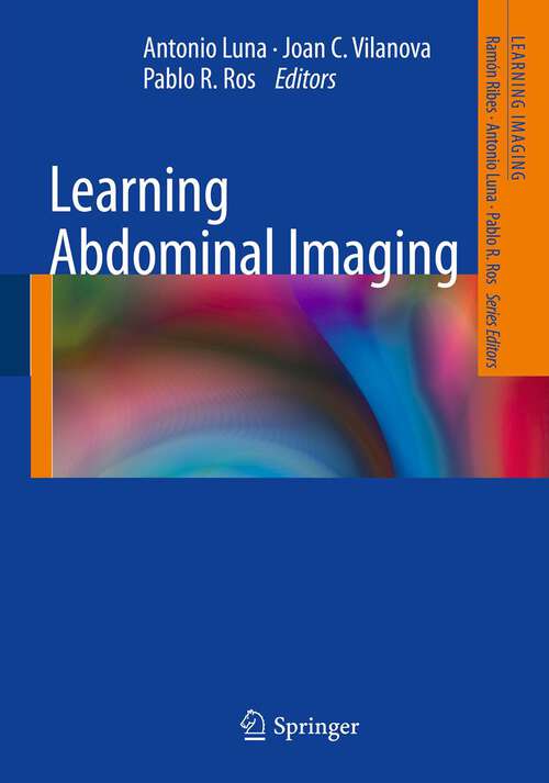 Book cover of Learning Abdominal Imaging