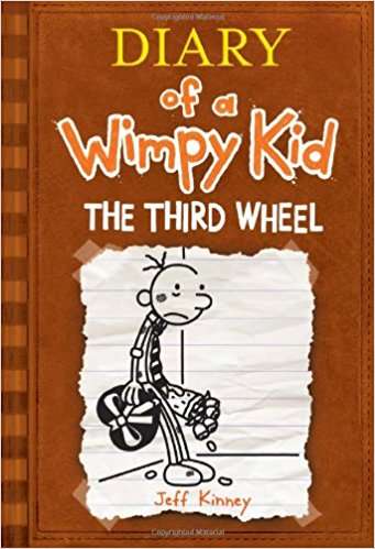 Book cover of The Third Wheel  (Diary of a Wimpy Kid #7)