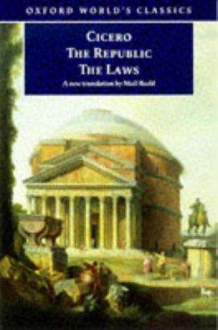 Book cover of The Republic and the Laws