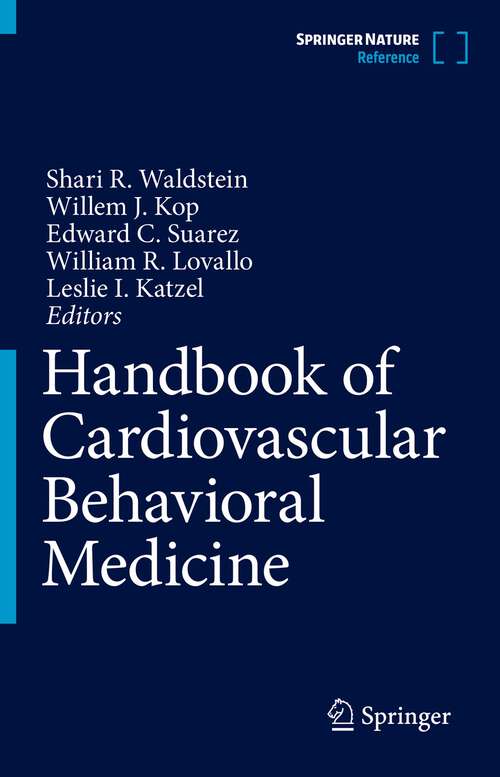 Book cover of Handbook of Cardiovascular Behavioral Medicine (1st ed. 2022)