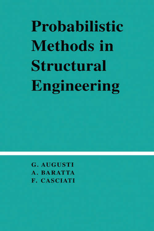Book cover of Probabilistic Methods in Structural Engineering (1)