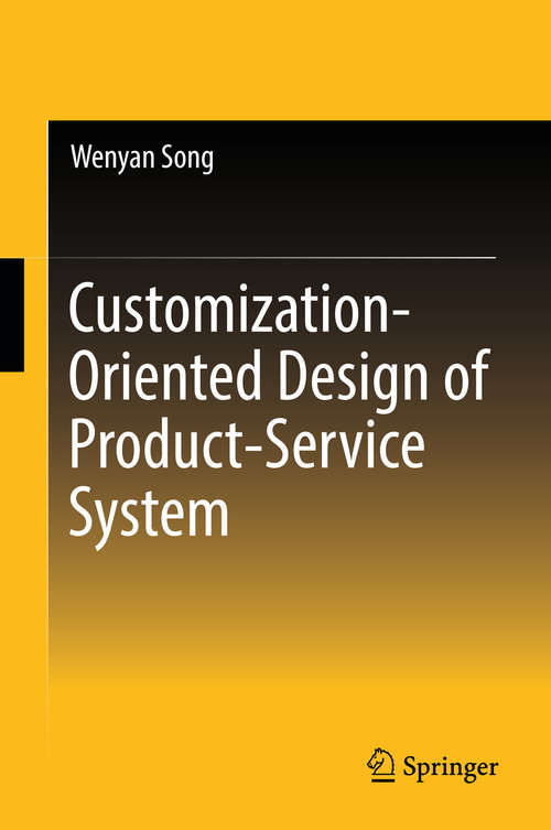 Customization-Oriented Design of Product-Service System