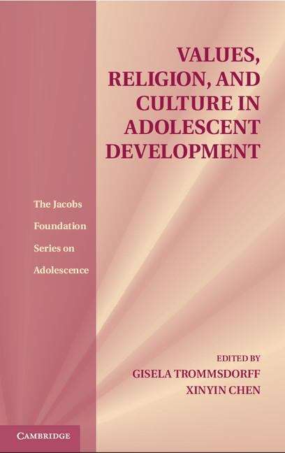 Book cover of Values, Religion, and Culture in Adolescent Development