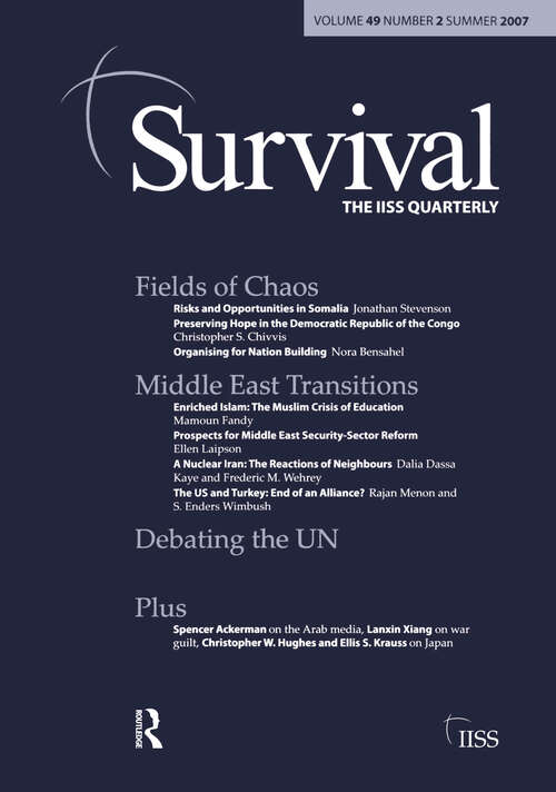 Book cover of Survival 49.2: Survival 49.2 Summer 2007
