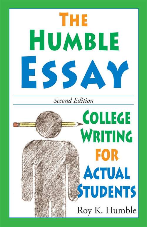 Book cover of The Humble Essay (Second Edition)