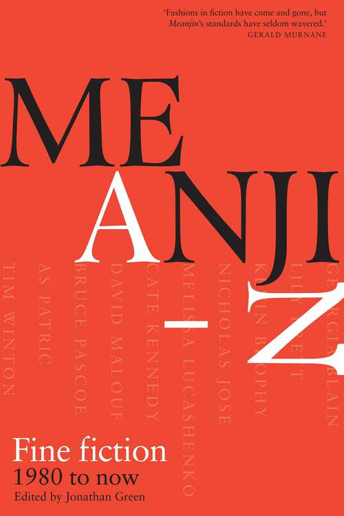 Book cover of Meanjin A-Z: Fine Fiction 1980 to Now